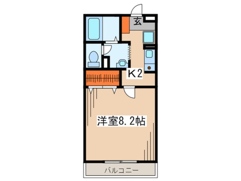 間取図 フロ－レ青葉台