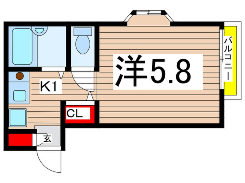 間取図 アム－ルハイツ