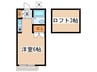 センチュリー入間町 1Rの間取り