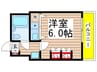 ベイステート安間 1Rの間取り