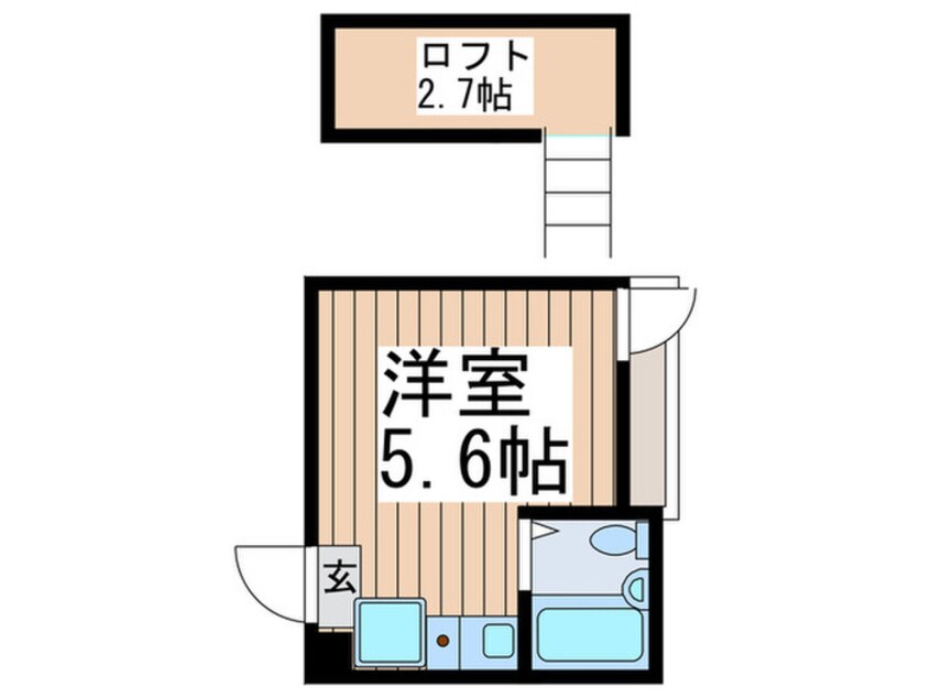 間取図 リベルテ北千住
