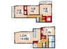 流山市平和台貸一戸建て 3LDK+Sの間取り