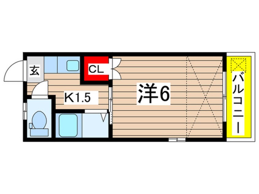 間取図 ボウヤハイツ