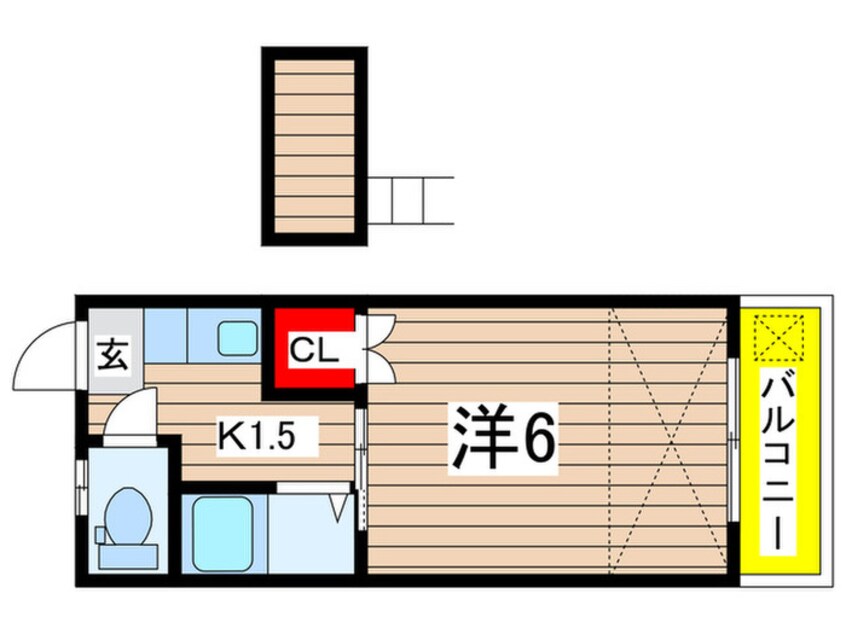 間取図 ボウヤハイツ