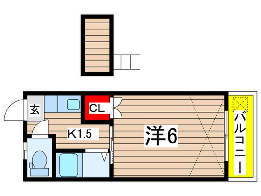 間取図 ボウヤハイツ