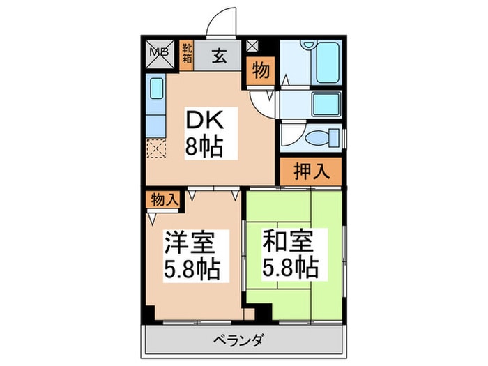 間取り図 ルーピンシティ大森