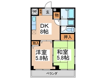 間取図 ルーピンシティ大森