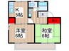 ディアコートD 2Kの間取り
