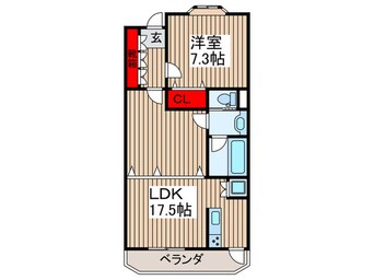 間取図 ステラータ深谷