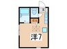 ウインズSAITOUBUNCHO 1Rの間取り
