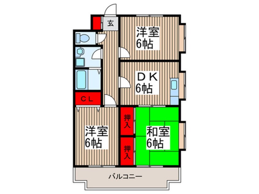 間取図 ヴューハピネス