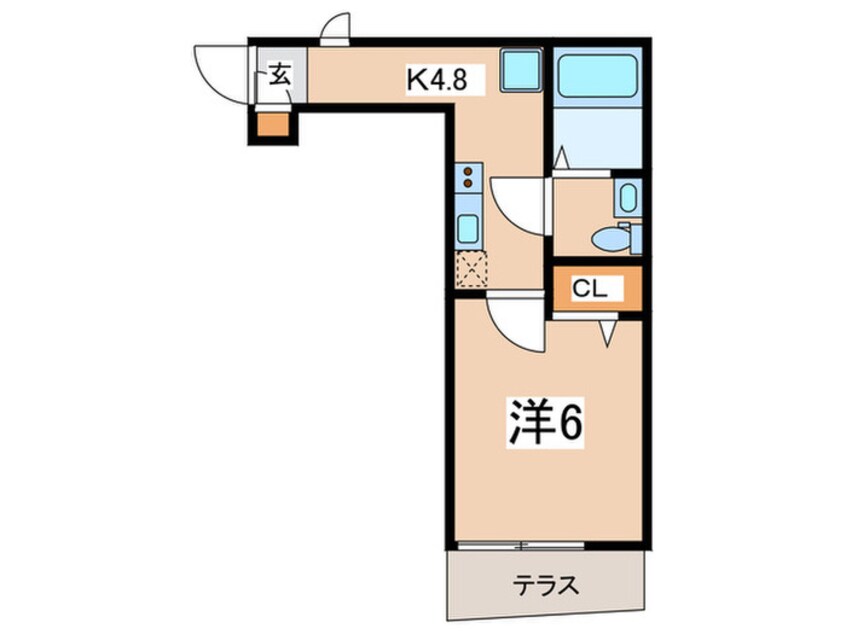 間取図 777N鶴ヶ峰