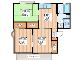 間取図 セジュール梨花