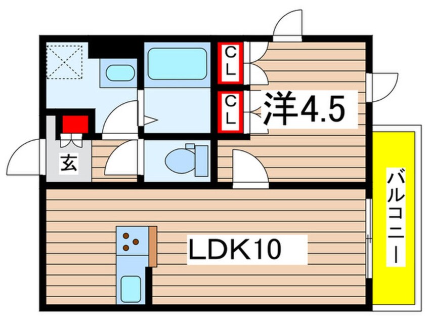 間取図 仮)プラネッツ