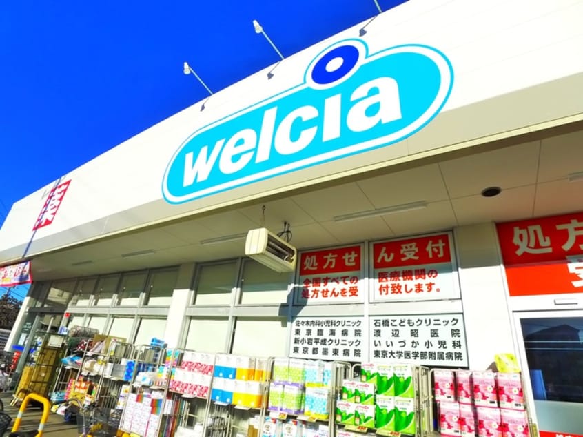 ドラッグストアウエルシア(ドラッグストア)まで303m 仮)プラネッツ