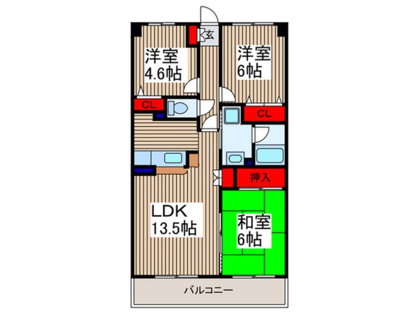 間取図 和泉２２