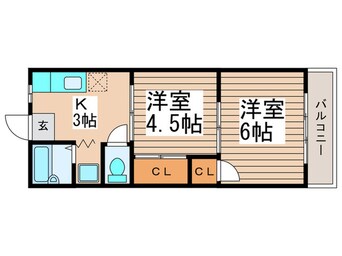 間取図 清田コーポ