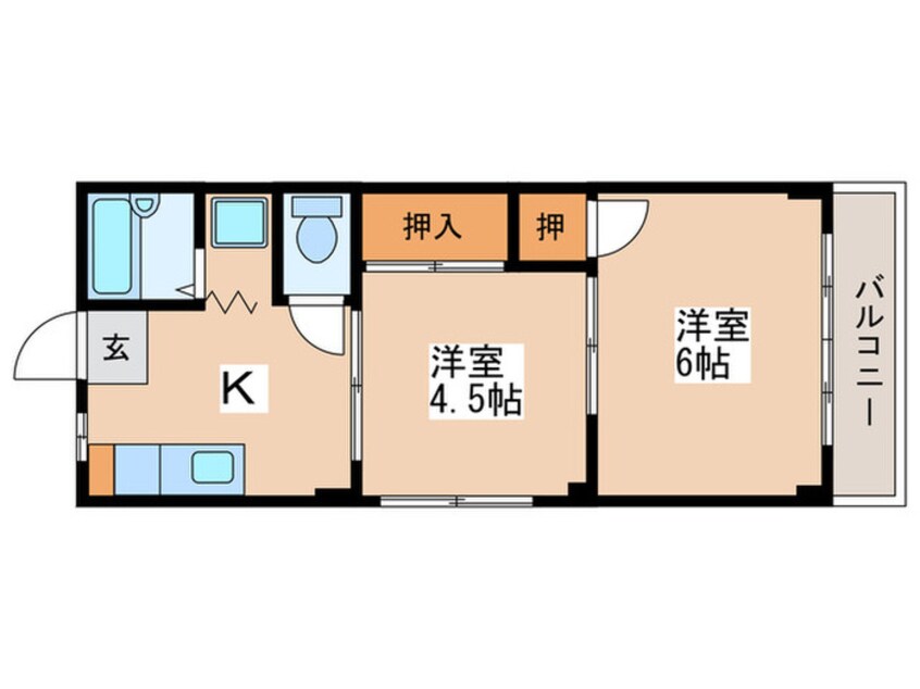 間取図 清田コーポ