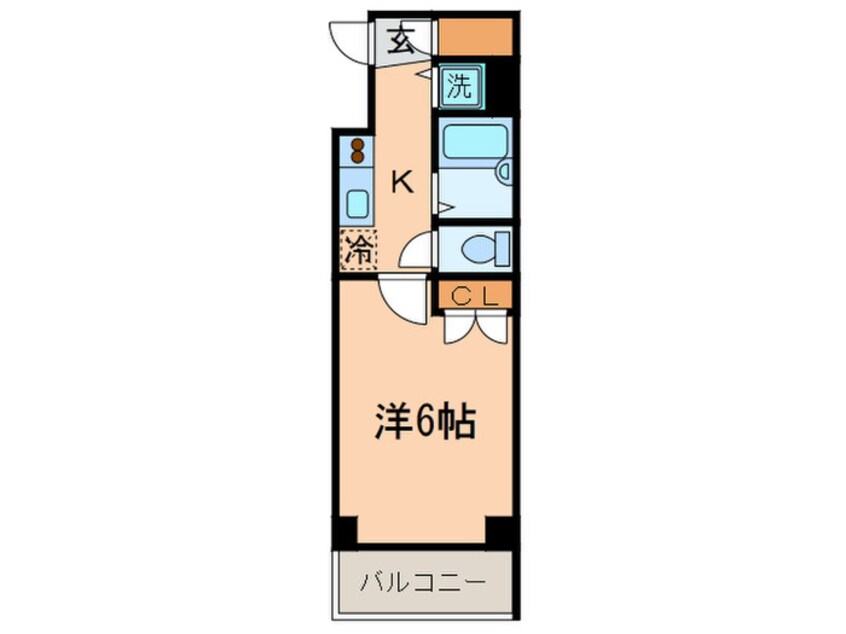 間取図 スカイコ－ト文京白山第３(201)