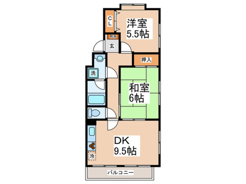 間取図 メゾンプリミエ－ルＢ棟