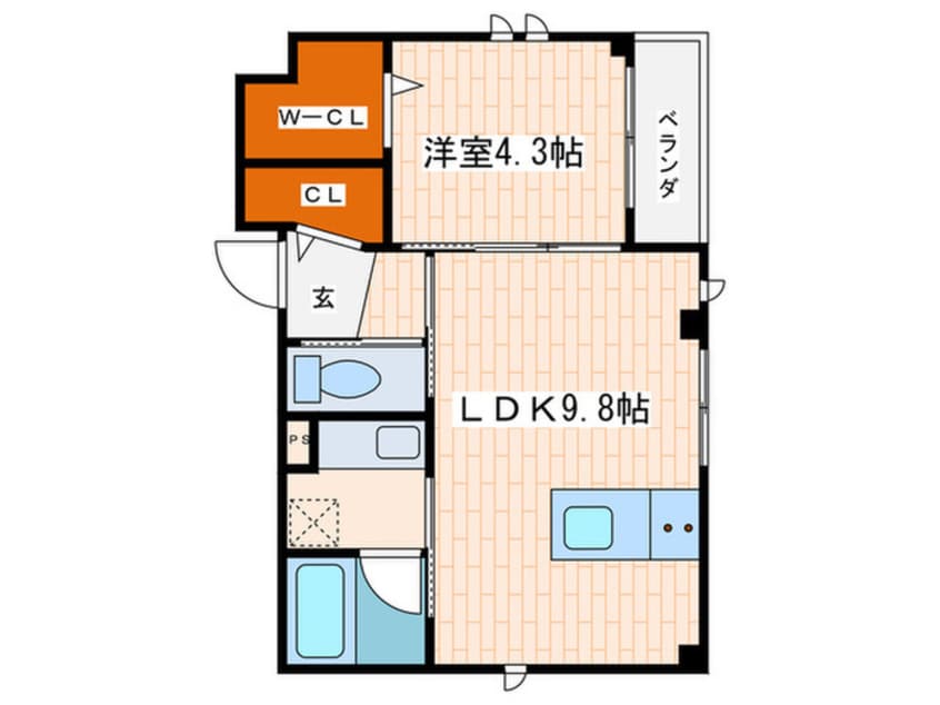 間取図 ラシーネ立石