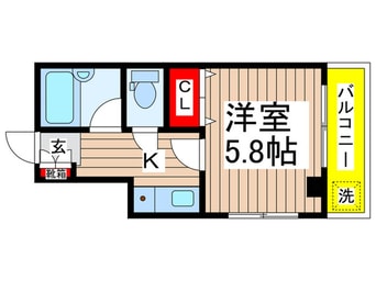 間取図 Ｋ・Ｉコ－ポ