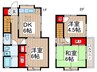 野口様貸家　１－２ 3DKの間取り