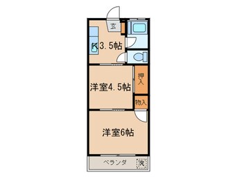 間取図 コーポラス三九