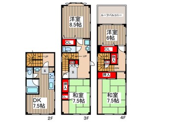 間取図 小宇田ビル