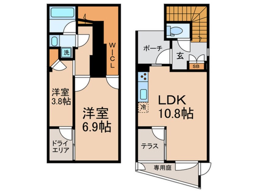 間取図 AGRATIO　TERRACE　恵比寿