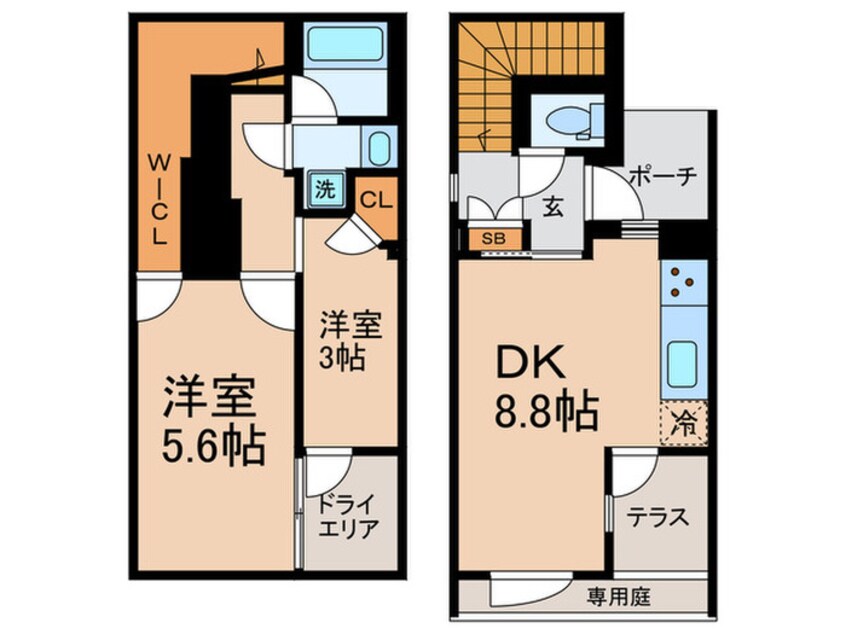 間取図 AGRATIO　TERRACE　恵比寿