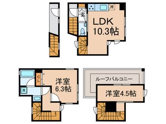 間取図 AGRATIO　TERRACE　恵比寿