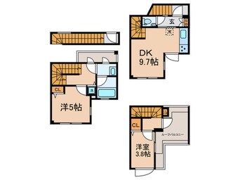 間取図 AGRATIO　TERRACE　恵比寿