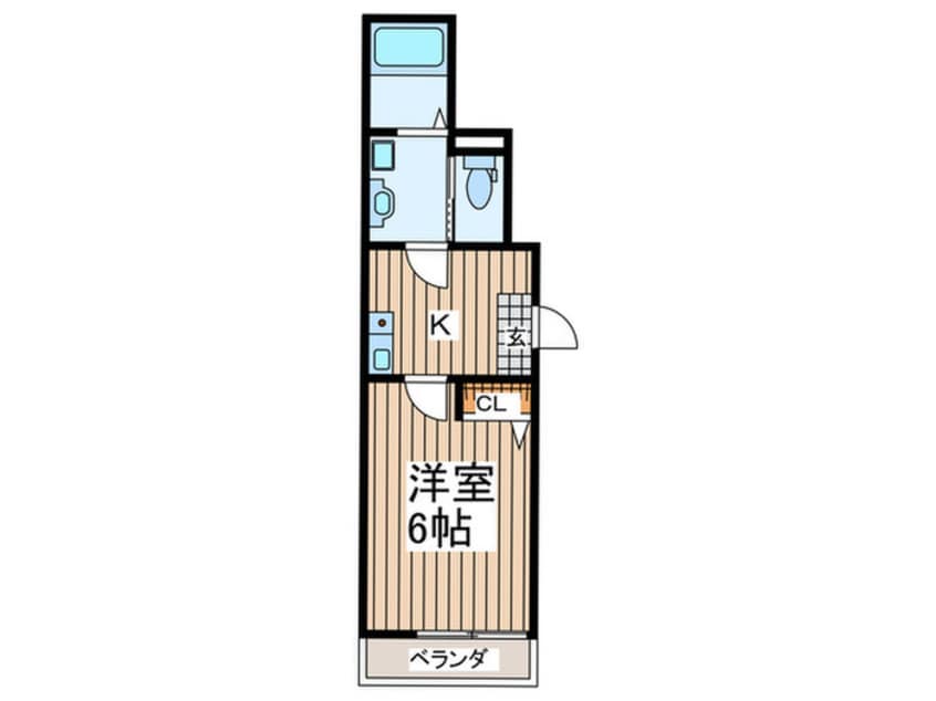 間取図 Ｌａｕｌｅａ越谷