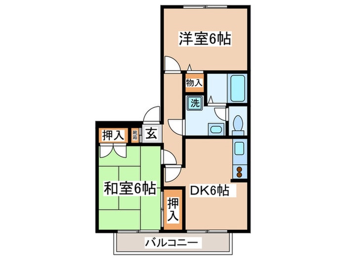 間取り図 カ－ムハイツ