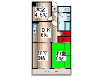 間取図 グリーンシティ藤重壱番館