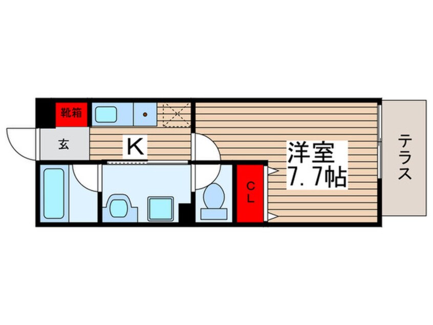 間取図 センタービレッジ常盤平