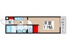 センタービレッジ常盤平 1Kの間取り