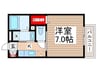 ウェルヴィラ 1Kの間取り