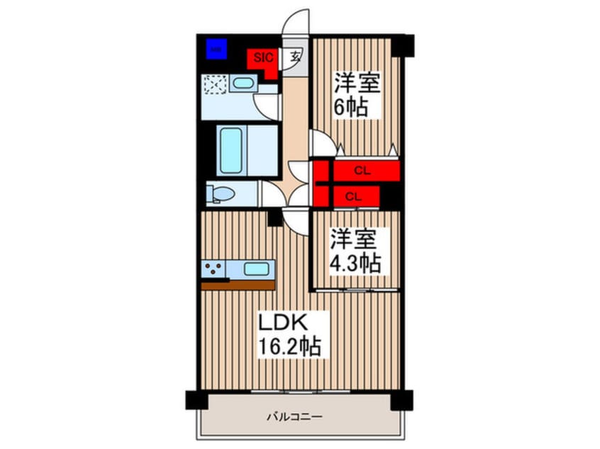 間取図 仮)アーバントレジャーケヤキ