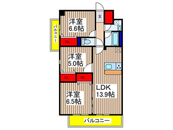 間取図 仮)アーバントレジャーケヤキ