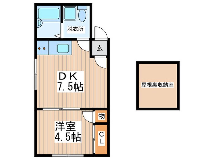 間取り図 クララハイツ