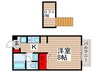 ファミ－ユ南柏 1Kの間取り