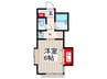 アメニティーズ 1Kの間取り