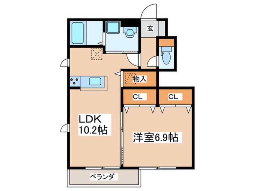 間取図 ツインテラス湘南Ⅰ