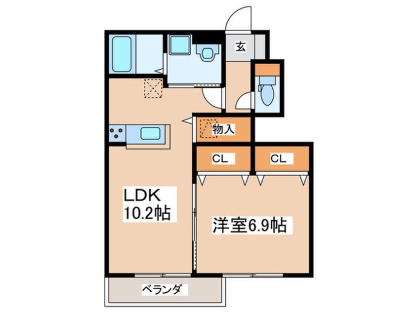 間取図 ツインテラス湘南Ⅰ