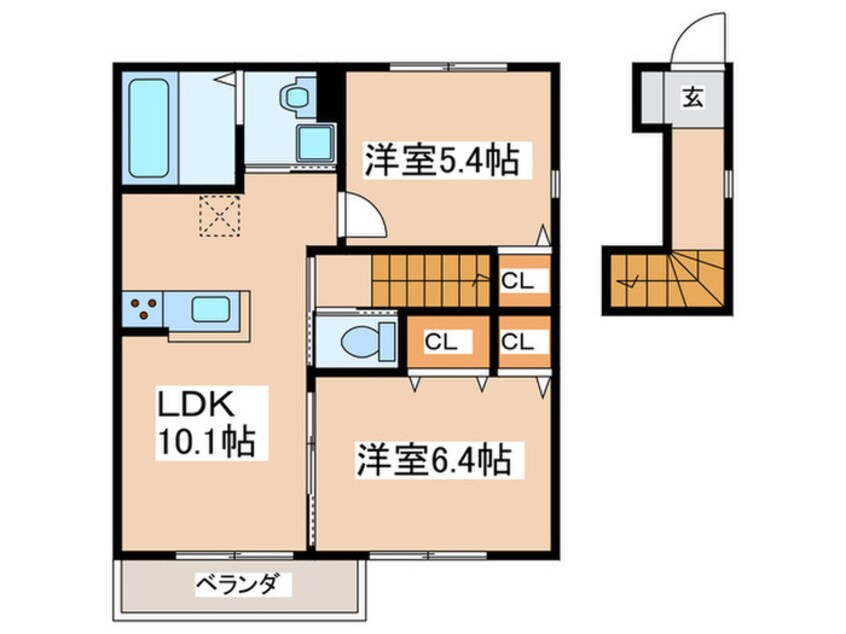 間取図 ツインテラス湘南Ⅰ