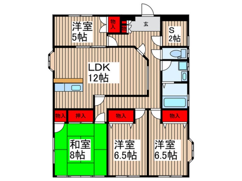 間取図 REI　Court