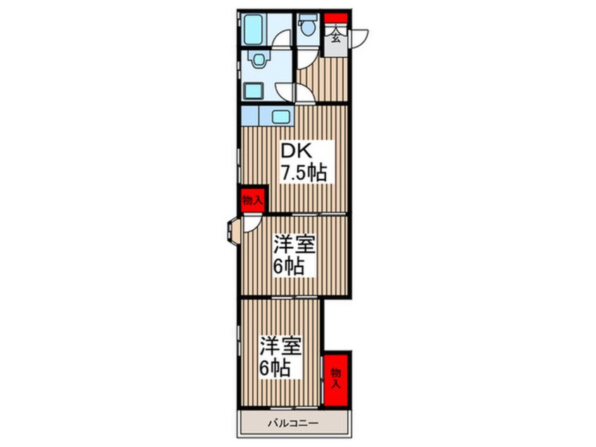 間取図 REI　Court