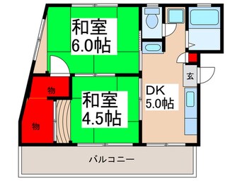 間取図 レジデンス中尾